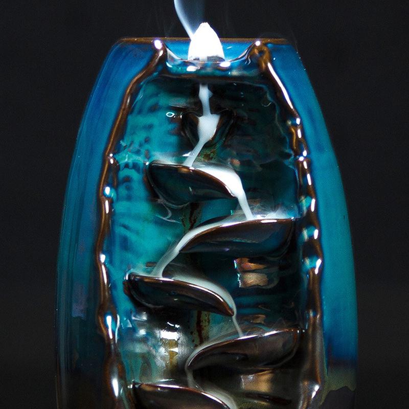 Quemador Incienso Cascada + inciensos GRATIS